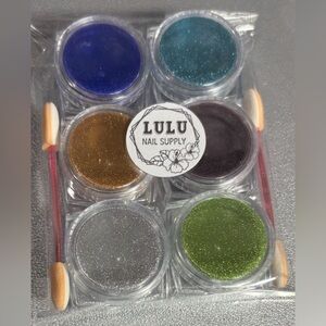 LULU Nail Supply chrome Powder Set